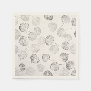 Western Aspen Leaf Prints Napkin