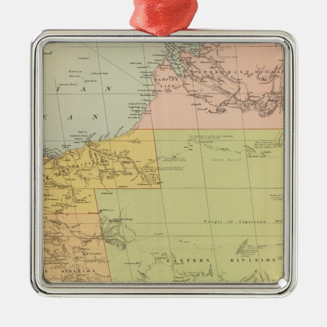 Western Australia Metal Tree Decoration (Front)
