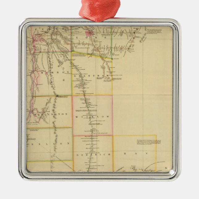 Western Australia Metal Tree Decoration (Front)