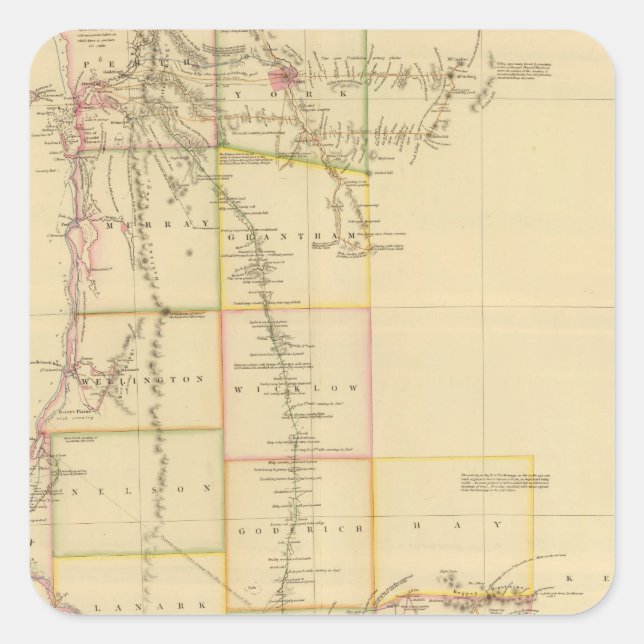 Western Australia Square Sticker (Front)