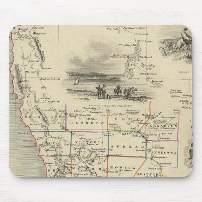 Western Australia, Swan River Mouse Pad (Front)