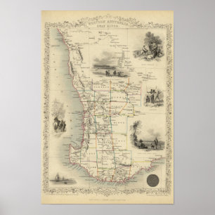 Western Australia, Swan River Poster