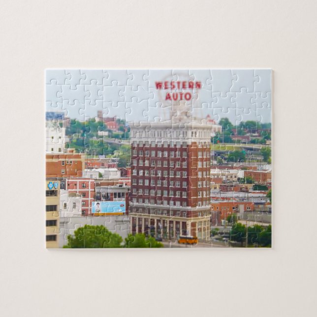 Western Auto Building Loft Condos Kansas City Jigsaw Puzzle (Horizontal)