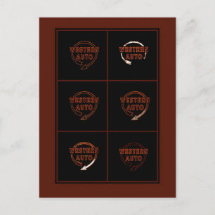 Western Auto Building Sign, Kansas City, Missouri Postcard