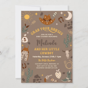 Western Baby Shower Invitation   Cowboy Baby