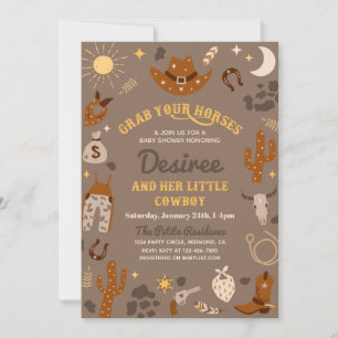 Western Baby Shower Invitation   Southwest Baby