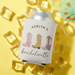 Western Bachelorette Can Coolers