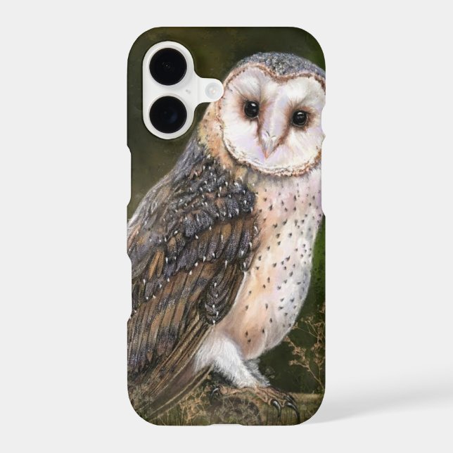 Western Barn Owl iPhone Case (Back)