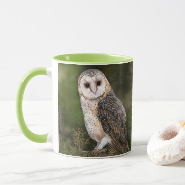 Western Barn Owl Mug (With Donut)