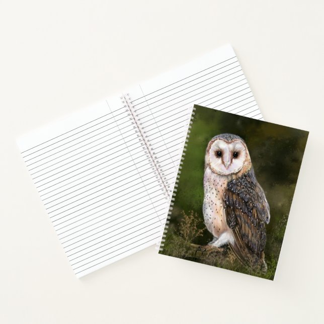 Western Barn Owl Notebook (Inside)