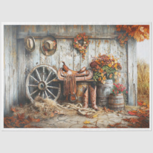 Western Barn Tissue Paper