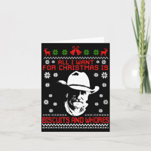 Western Biscuits And S Christmas Quote  Card
