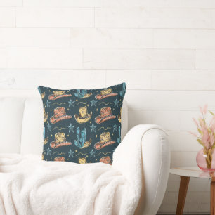 Western Blue Cushion