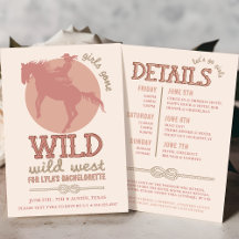 Western Blush Wild West Cowgirl Bachelorette