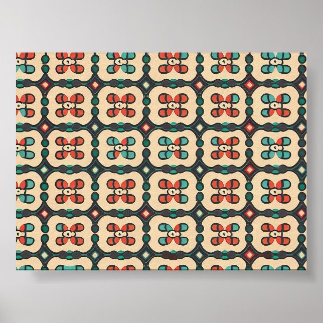 Western Bohemian Pattern Poster (Front)