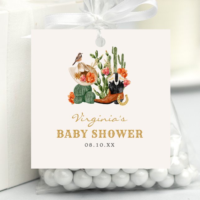 Western Boho Cowboy Favour Tags (Western Boho Cowboy Favor Tags by Painted Paperie
)