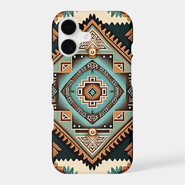 Western Boho Pattern iPhone Case (Back)