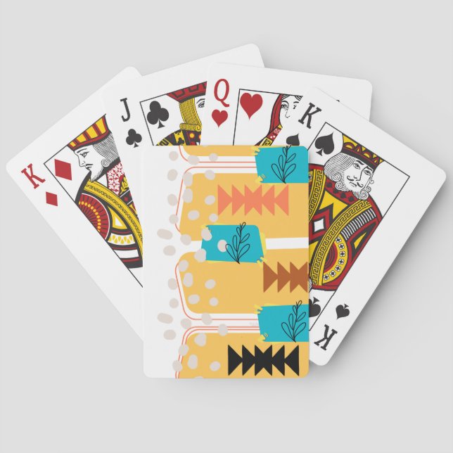 Western Boho Playing Cards (Back)