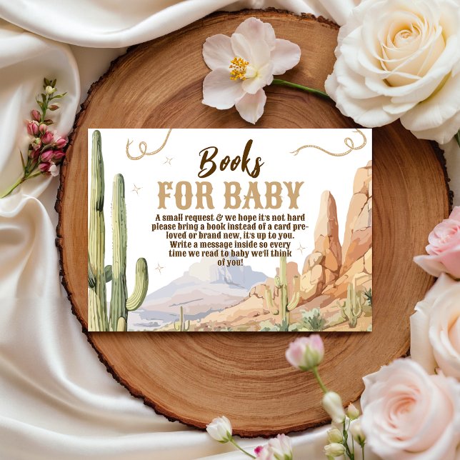 Western Books for Baby Card (Creator Uploaded)