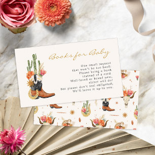 Western Books For Baby Enclosure Card