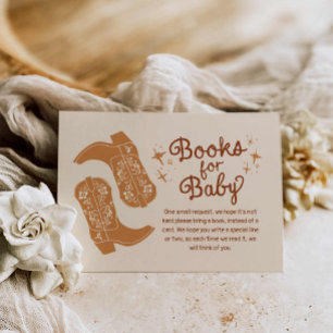 Western Boots Books for Baby Enclosure Card
