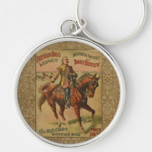 Western Buffalo Bill Wild West Key Ring