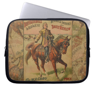 Western Buffalo Bill Wild West Laptop Sleeve
