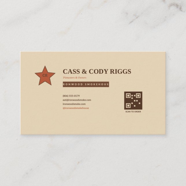 WESTERN BUSINESS CARD (Front)