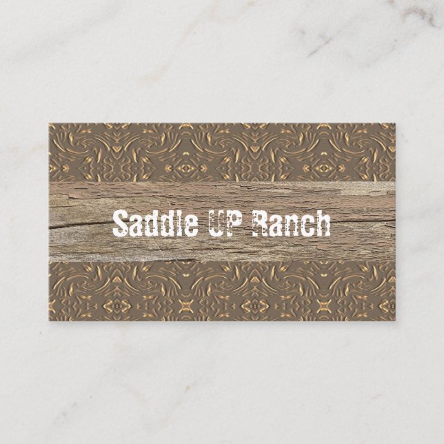 Western Business Cards (Front)