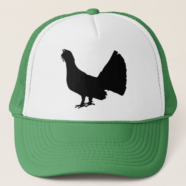 Western capercaillie trucker hat (Front)
