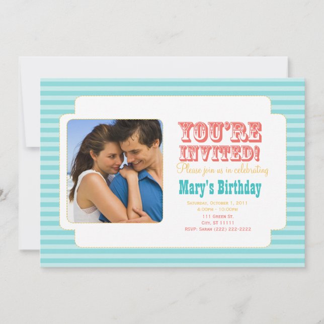 Western Carnival - Personal Photo Invite - BC (Front)