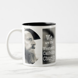 Western Catholic Church Two-Tone Coffee Mug