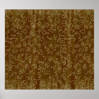 Western Cattle Brands Poster