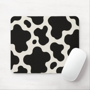 Western Charm Rodeo Season Fun Cow Print Classic  Mouse Pad