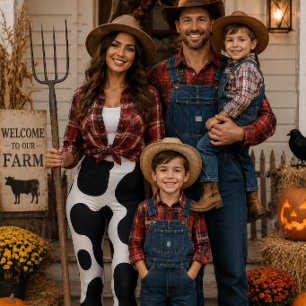 Western Charm Rodeo Season Fun Cow Print  Leggings