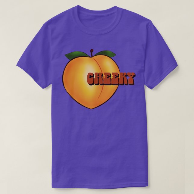 Western Cheeky Peach TShirt (Design Front)
