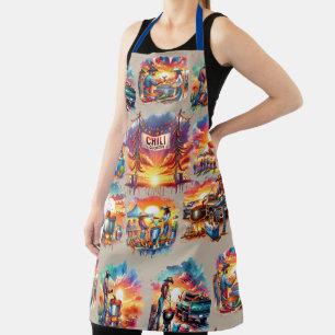 Western Chilli Cookoff Scenes 1  Apron