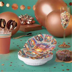 Western Chilli Cookoff Scenes 1 Paper Plate