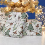 Western Christmas  Wrapping Paper<br><div class="desc">Bring the holiday cheer with this gorgeous Western Christmas Wrapping paper. The design features cowboy boots,  Christmas trees and candy canes!</div>