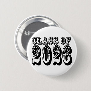 Western Class of 2026 Graduation 6 Cm Round Badge