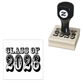 Western Class of 2026 Graduation Rubber Stamp