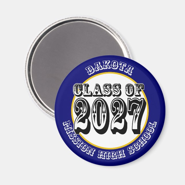 Western Class of 2027 Graduation Magnet (Front/Back)