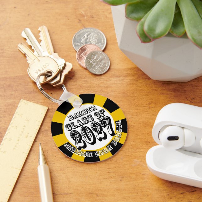 Western Class of 2027 Photo Graduation Key Ring (Desk)