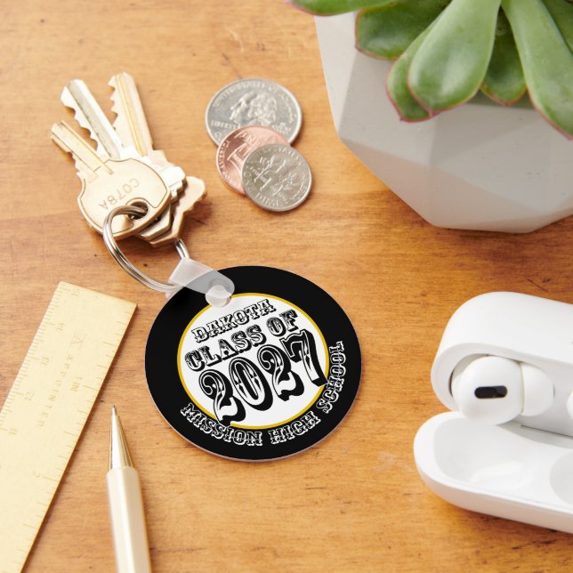 Western Class of 2027 Photo Graduation Key Ring (Desk)