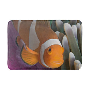Western Clown Anemone Fish Bath Mat