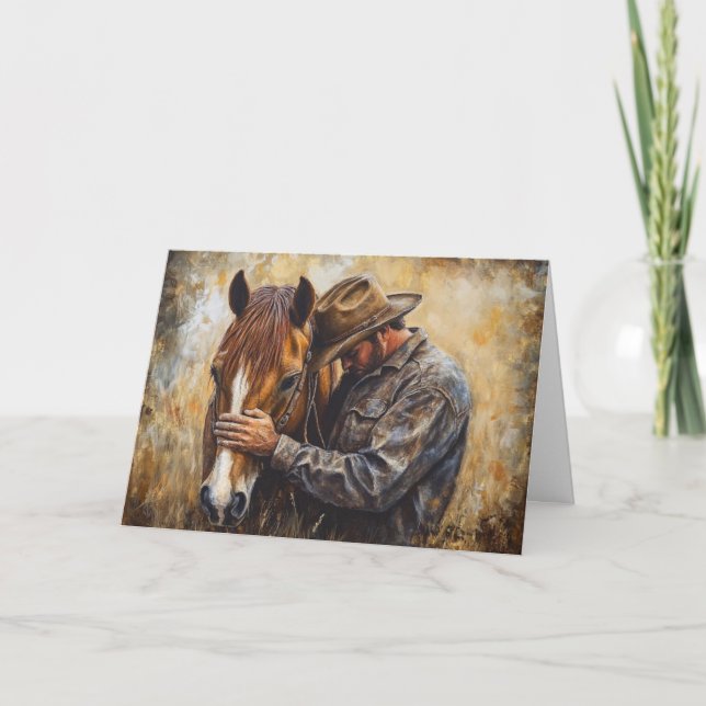 Western Comfort and Peace from the Open Plains Card (Front)