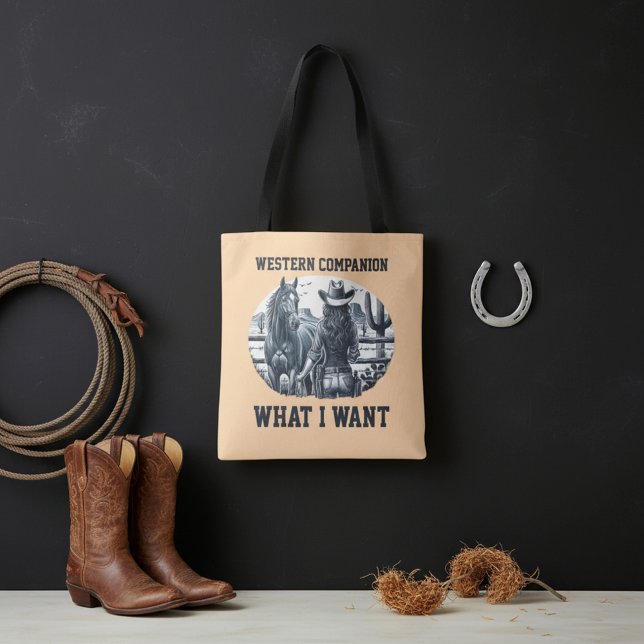 Western Companion Tote Bag (Creator Uploaded)