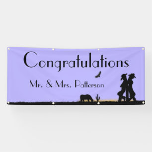 Western Congratulations Banner