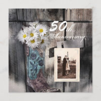 western country cowboy 50th wedding anniversary