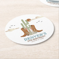 Western Country Cowboy Birthday Rustic 